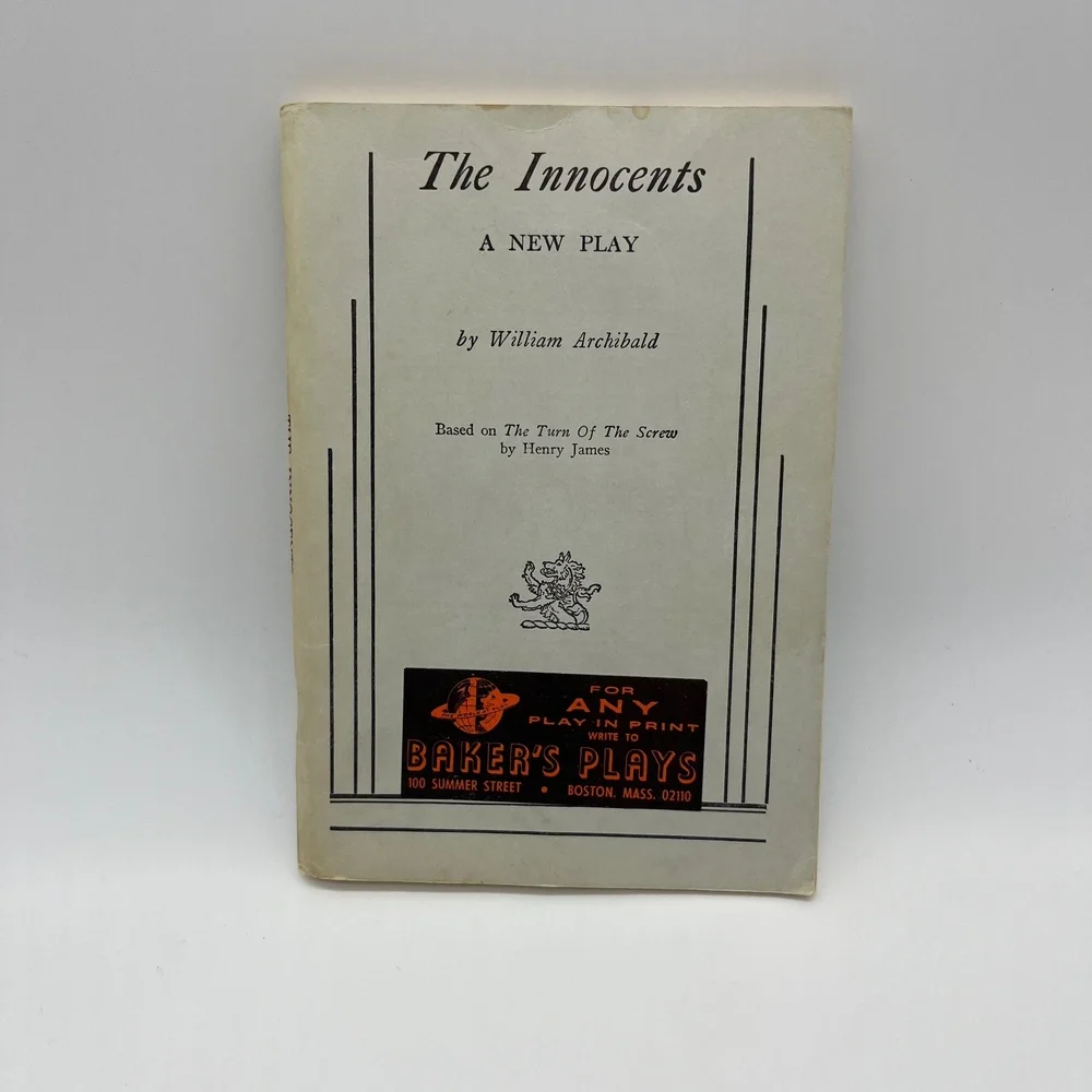 The Innocents Play by William Archibald Turn of the Screw Henry James
